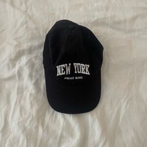 Anine bing black cap one size